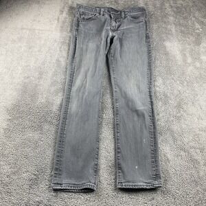 Levis 511 Slim Straight Jeans Mens 30x26 Gray Medium Wash Low Rise